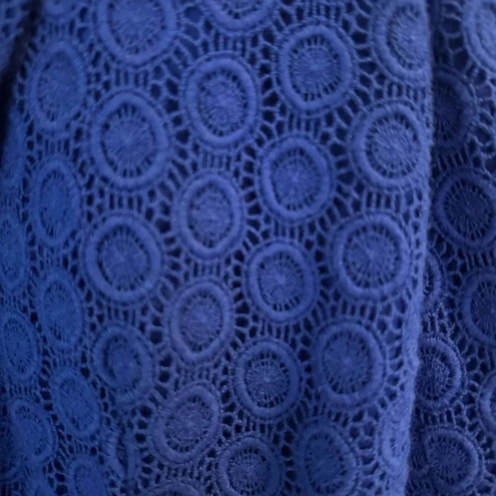 Calvin Klein Royal Blue Patterned Blazer - Picture 2 of 4